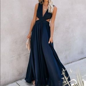 Formality Cutout Maxi Dress